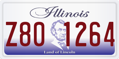 IL license plate Z801264