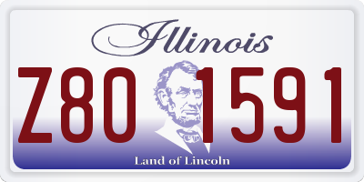 IL license plate Z801591