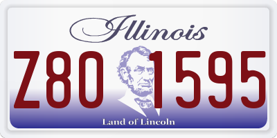 IL license plate Z801595