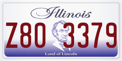 IL license plate Z803379