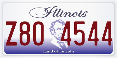 IL license plate Z804544