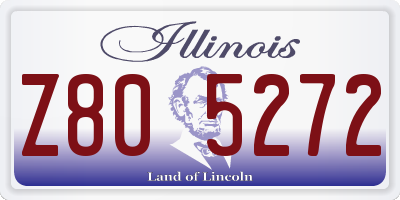 IL license plate Z805272