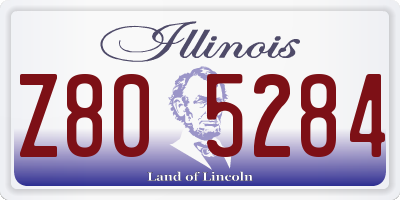 IL license plate Z805284