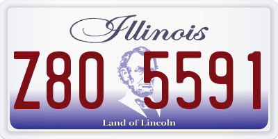 IL license plate Z805591