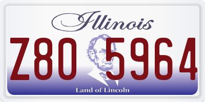 IL license plate Z805964