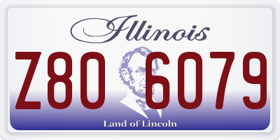 IL license plate Z806079