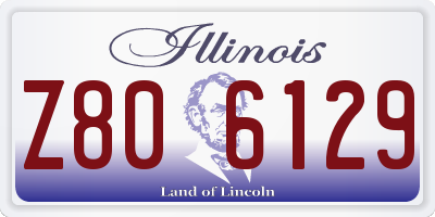 IL license plate Z806129