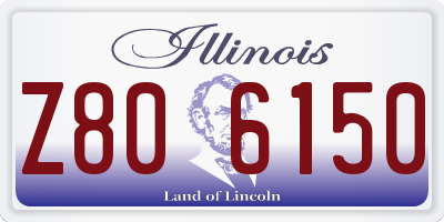 IL license plate Z806150