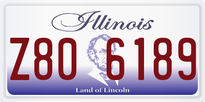 IL license plate Z806189