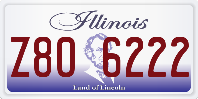 IL license plate Z806222