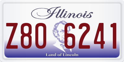 IL license plate Z806241