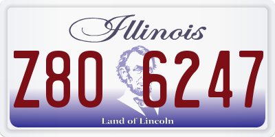 IL license plate Z806247