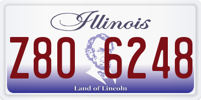 IL license plate Z806248