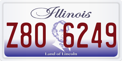 IL license plate Z806249