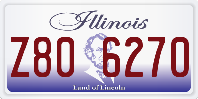 IL license plate Z806270