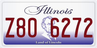 IL license plate Z806272