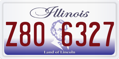IL license plate Z806327