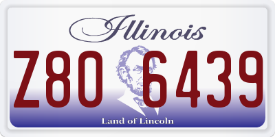 IL license plate Z806439