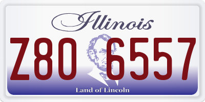 IL license plate Z806557