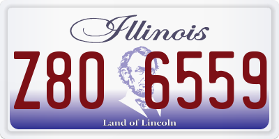 IL license plate Z806559