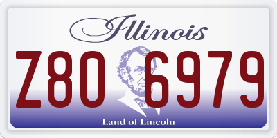 IL license plate Z806979