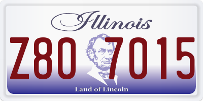 IL license plate Z807015