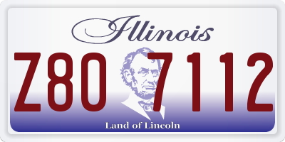 IL license plate Z807112