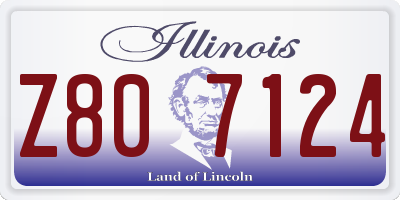 IL license plate Z807124