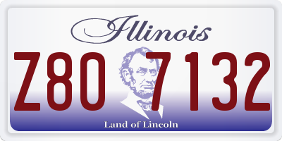 IL license plate Z807132