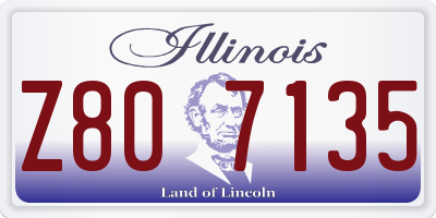 IL license plate Z807135