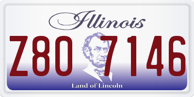 IL license plate Z807146