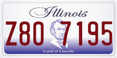 IL license plate Z807195