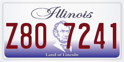 IL license plate Z807241