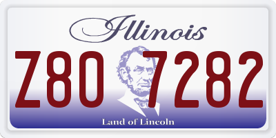 IL license plate Z807282