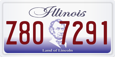 IL license plate Z807291