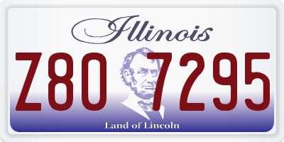 IL license plate Z807295
