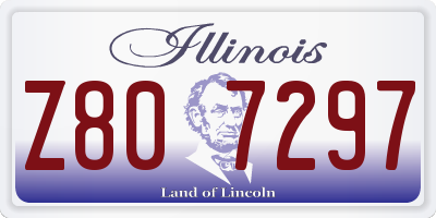 IL license plate Z807297