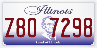 IL license plate Z807298