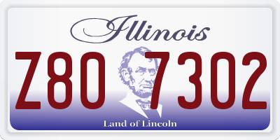 IL license plate Z807302