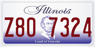 IL license plate Z807324