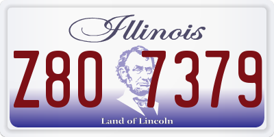 IL license plate Z807379