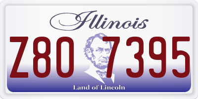 IL license plate Z807395