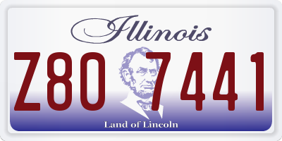 IL license plate Z807441