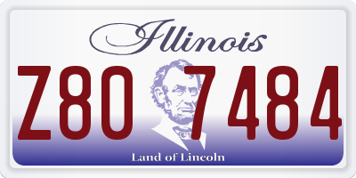 IL license plate Z807484