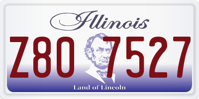 IL license plate Z807527