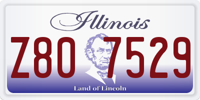 IL license plate Z807529