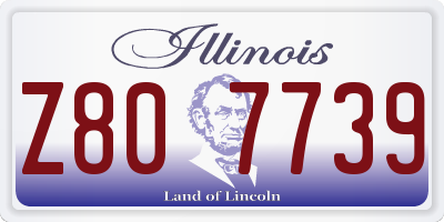 IL license plate Z807739