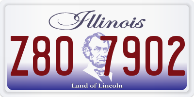 IL license plate Z807902