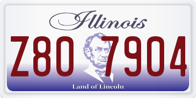 IL license plate Z807904