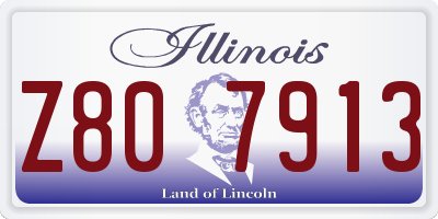 IL license plate Z807913